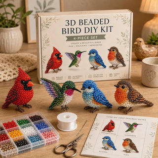 🔥Last Day 49% OFF -  2026 Noticeablek®🧵✨ Tiny 3D Beaded Animal DIY Kit