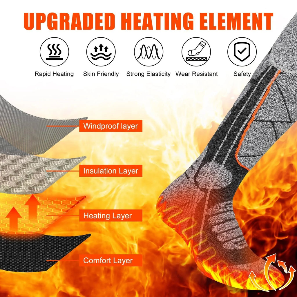 ArcticEase - Premium Heated Socks for Men & Women