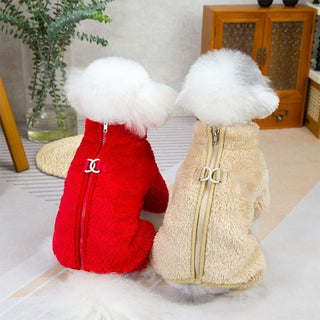 🐶Winter Dogs Jumpsuit Coat with Back Zipper