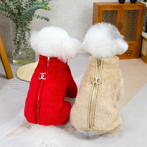 🐶Winter Dogs Jumpsuit Coat with Back Zipper