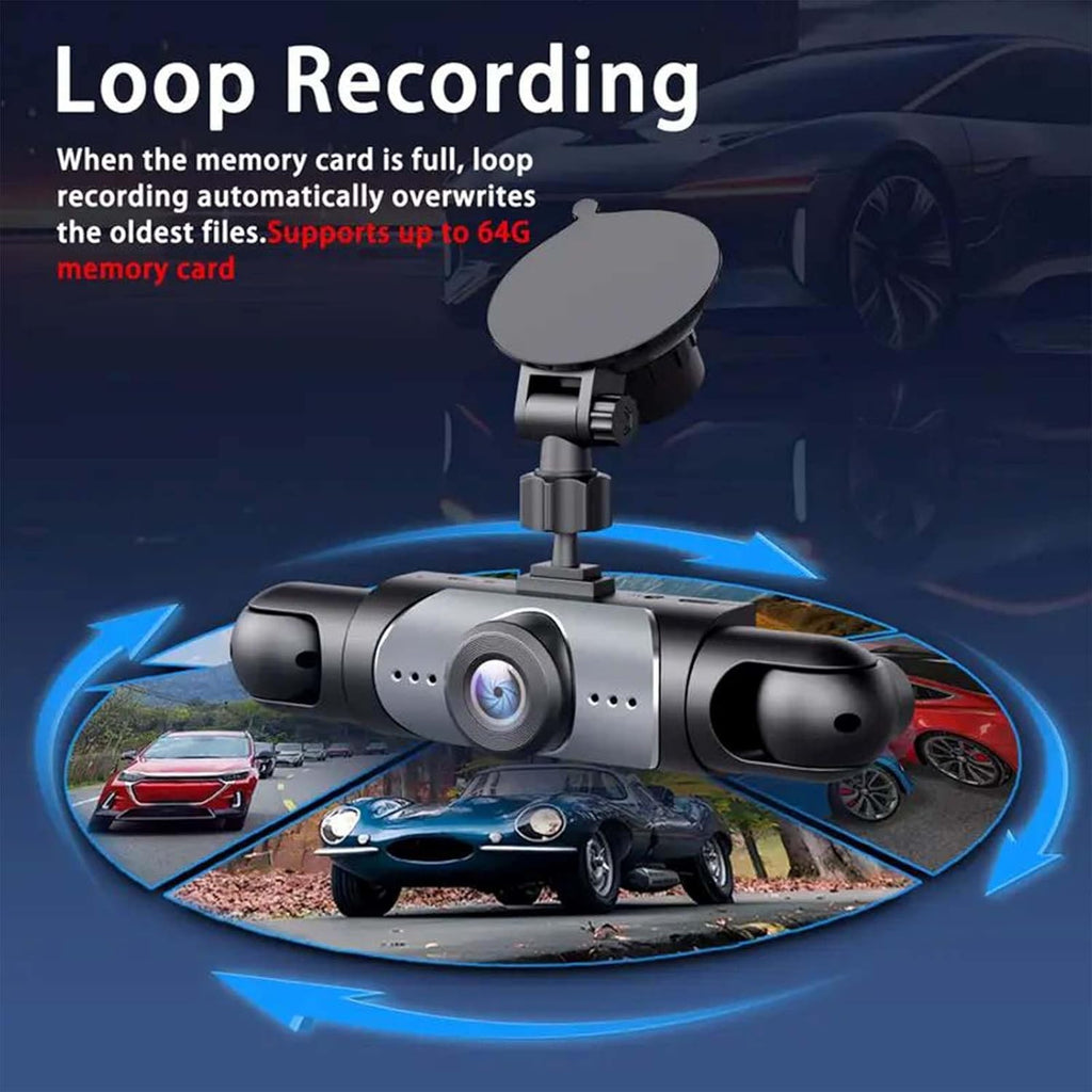 DriveGuard – Full View Car Dashcam System