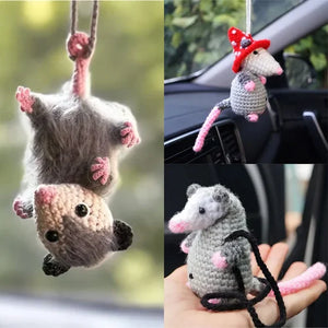 FurryFlicks - Charming Possum Car Pendant