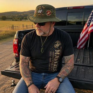 🇺🇸 Last Day Promo: 49% OFF -🐾U.S. Marine Corps Devil Dogs Tribute Boonie Hat