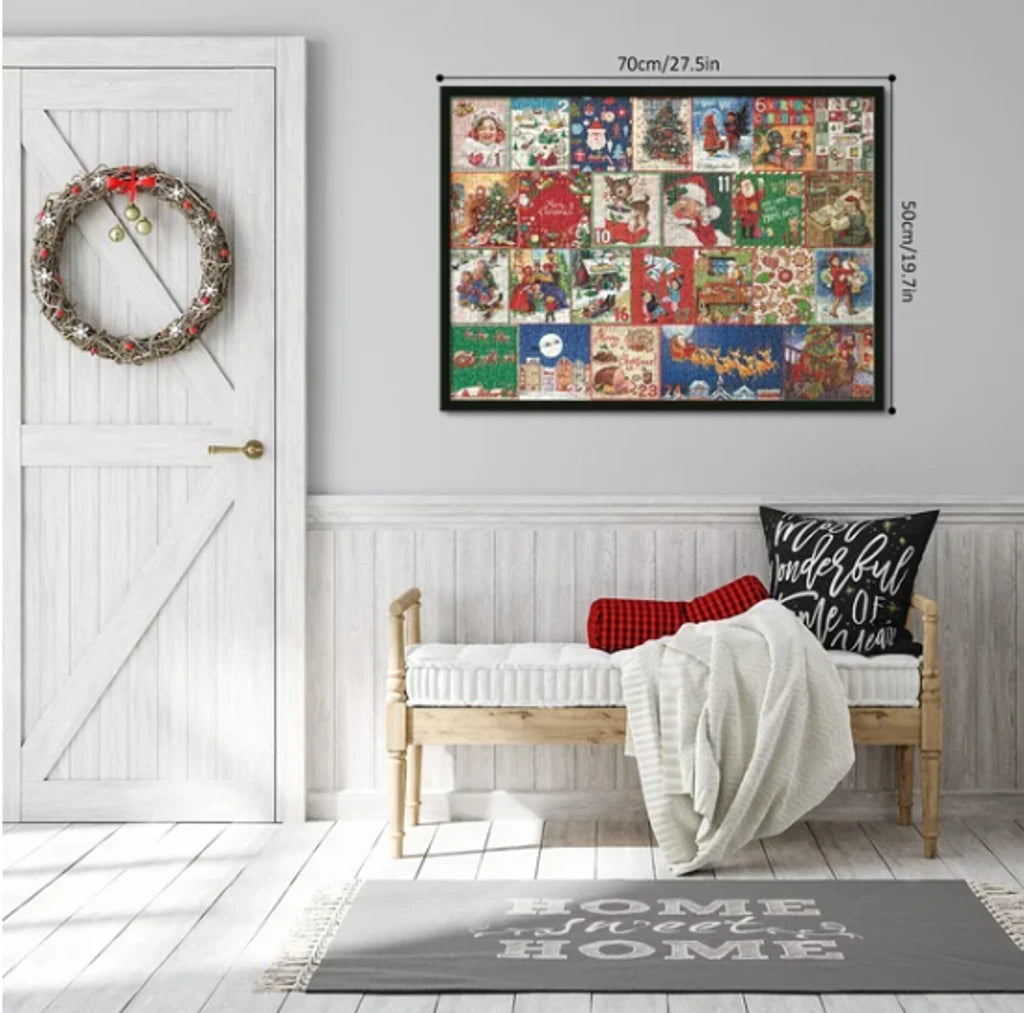 Merry Jigsaw Advent Calendar Puzzle Marnetic