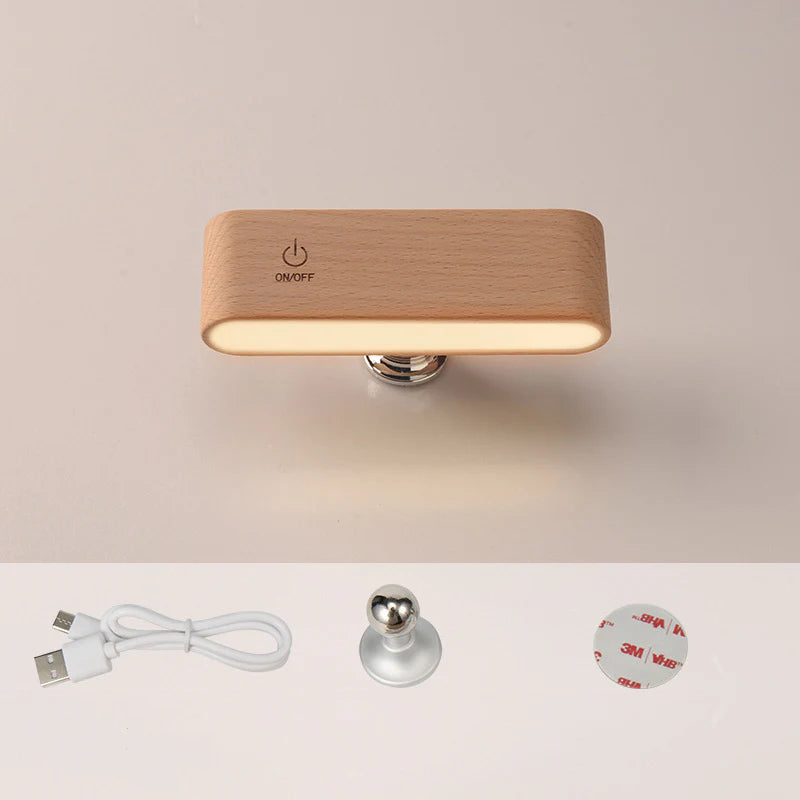 TimberLight - Elegant Magnetic Desk Lamp