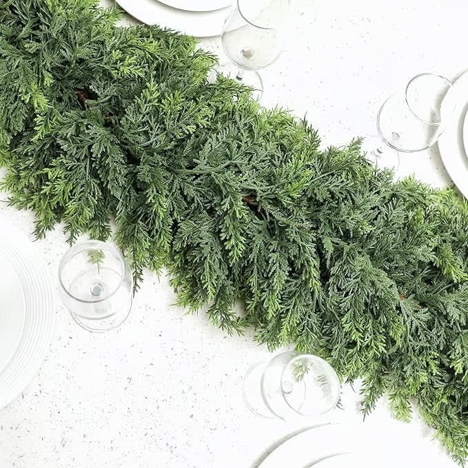 PineAura | Cozy Christmas Cypress Garland