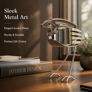 RobinForge – Handcrafted Scrap Metal Robin Sculpture
