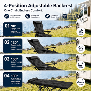 RelaxTrail – Adjustable Outdoor Folding Lounge Chair
