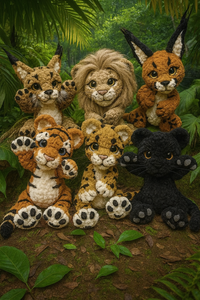 FeralFriends – Jungle Cats Crochet Pattern Bundle