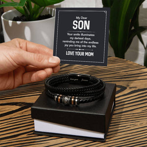 ForeverBond –  Love You Forever Leather Bracelet
