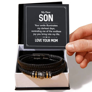 ForeverBond –  Love You Forever Leather Bracelet