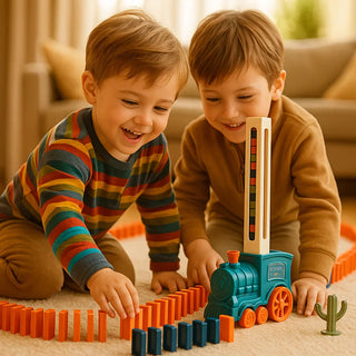 BuildTrack - Domino Train Set