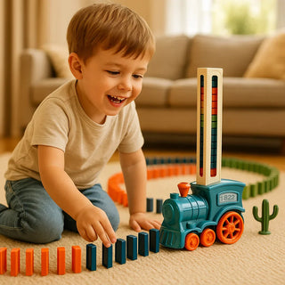 BuildTrack - Domino Train Set