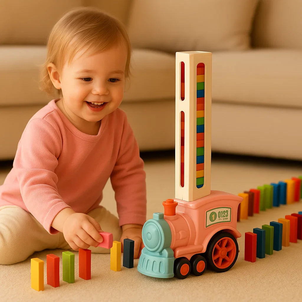 BuildTrack - Domino Train Set