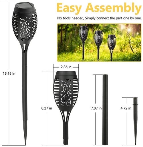 FlameGlow – Solar Powered Fire Design Garden Light