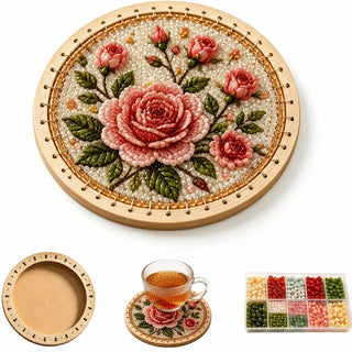 ArtiGlow – Diamond Mosaic Coaster Set