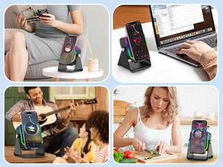 BeatBeam - Wireless Speaker, RGB Lights & Power Bank Stand