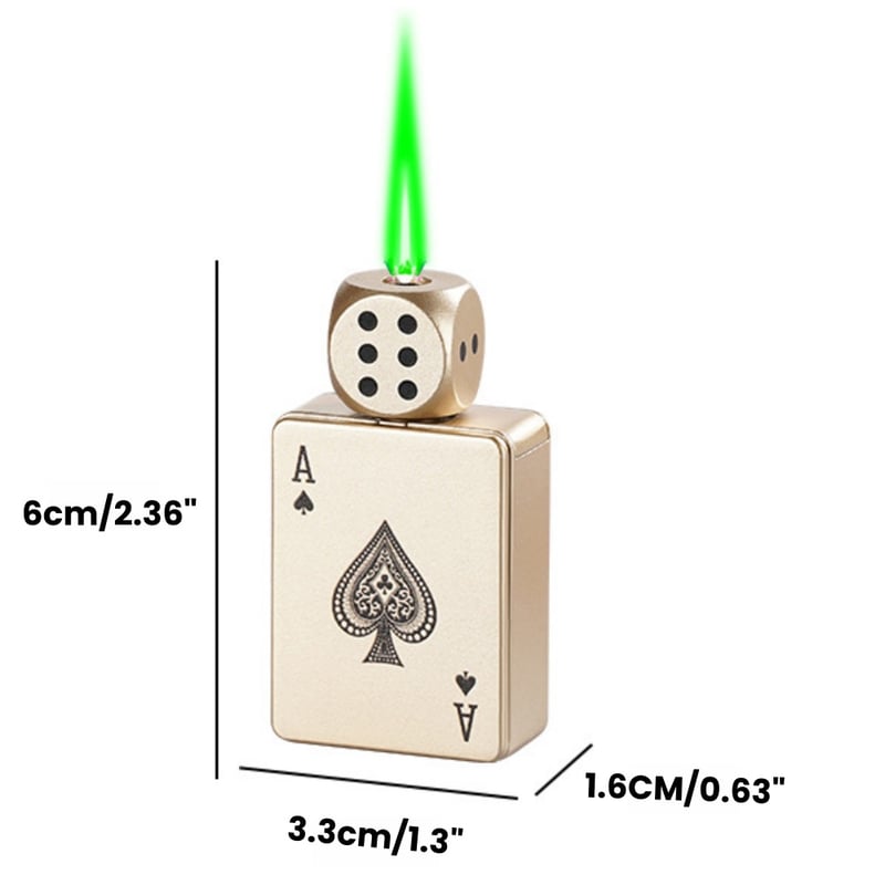 DiceSpark – Rotating Dice Lighter for Stress Relief