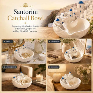 OceanVista – Santorini Decor Bowl