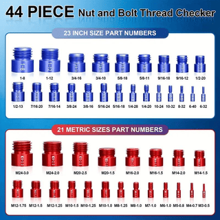 ScrewSense – 44Pcs Alloy Thread Inspector Set