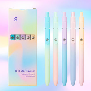 ColorFlow – 5-Piece Gradient Gel Pen Set