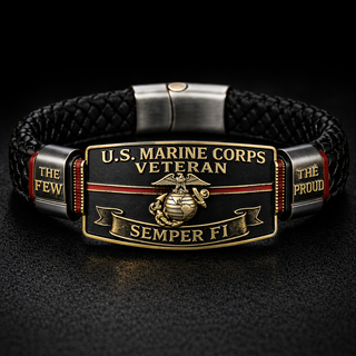 🏆Last Day Promo: 49% OFF - U.S. Marine Corps “Semper Fi” Bracelet —✈️ BUY 2 FREE SHIPPING