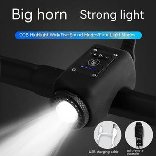 CycleBeep - Rechargeable LED Bike Horn & Light