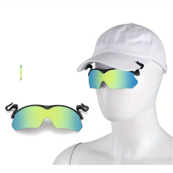 ClearView - Adjustable Polarized Clip Cap Sunglasses