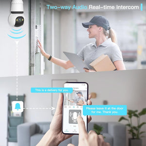 BrightWatch – 4MP Wireless Light Bulb Camera