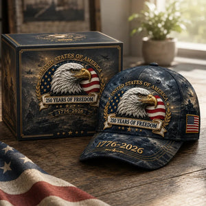 FreedomEagle – 250 Years Patriotic Heritage Cap
