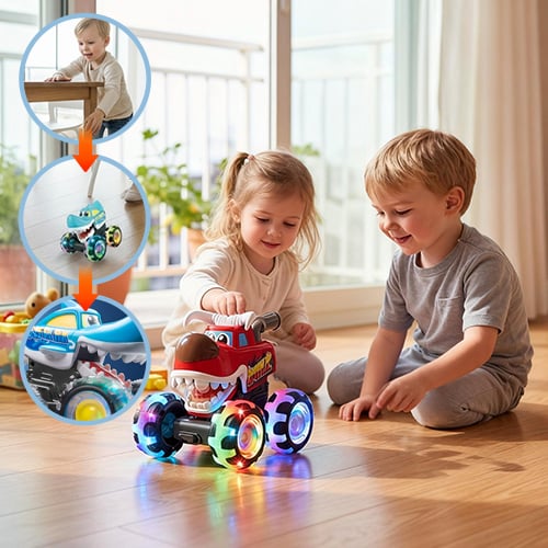 GlowRampage - Big Foot Monster Car – Roll Fast, Shine Bright