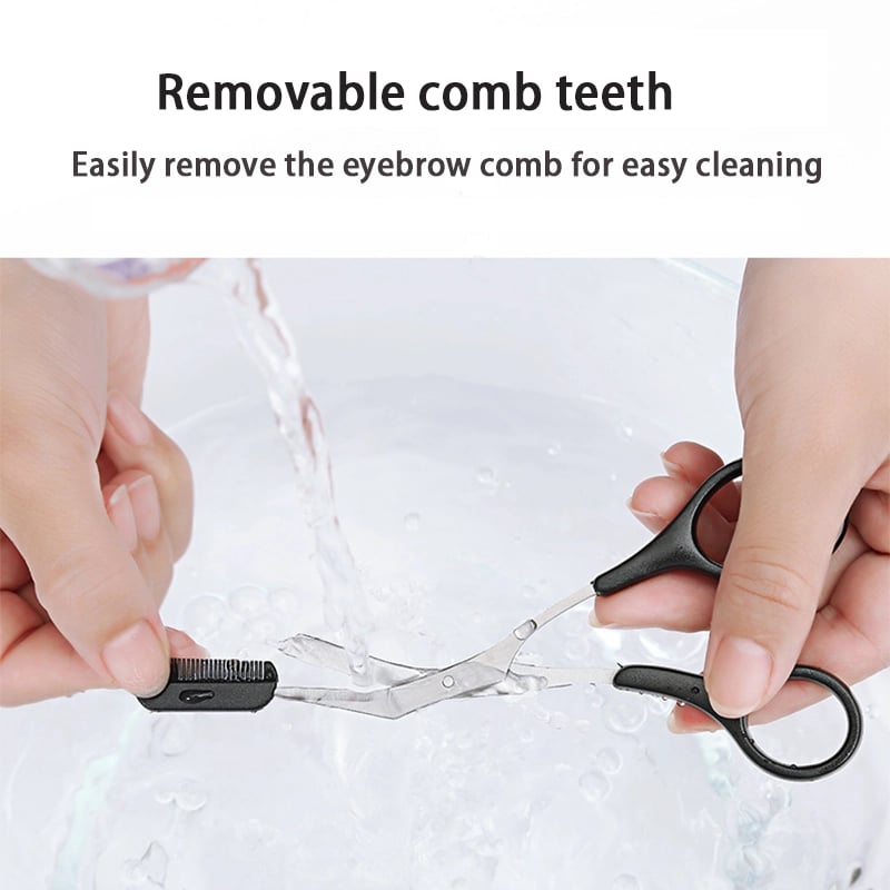 BrowEase – Precision Eyebrow Trimmer Scissor