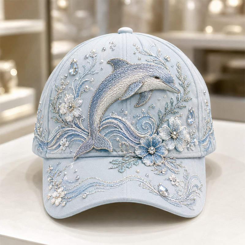 OceanVista – Premium 3D Embroidered Marine Life Cap