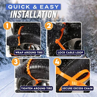 SnowLock – Reusable PE Tire Chains
