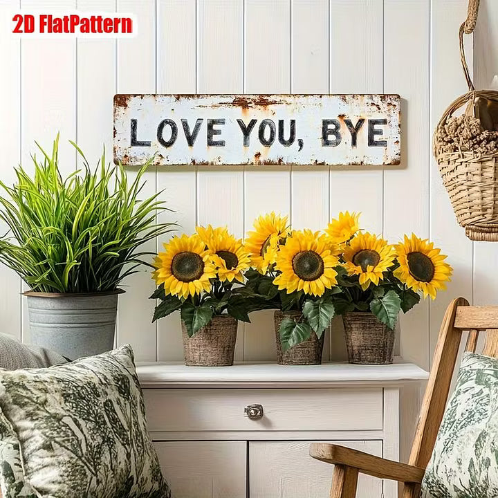 HeartFarewell – Vintage Metal Wall Sign