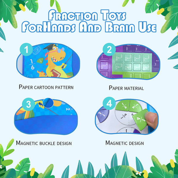 FractionMag – Montessori Magnetic Puzzle