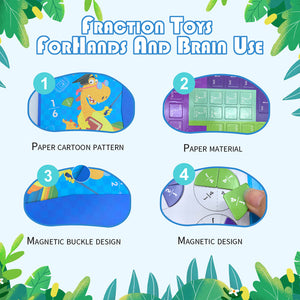 FractionMag – Montessori Magnetic Puzzle