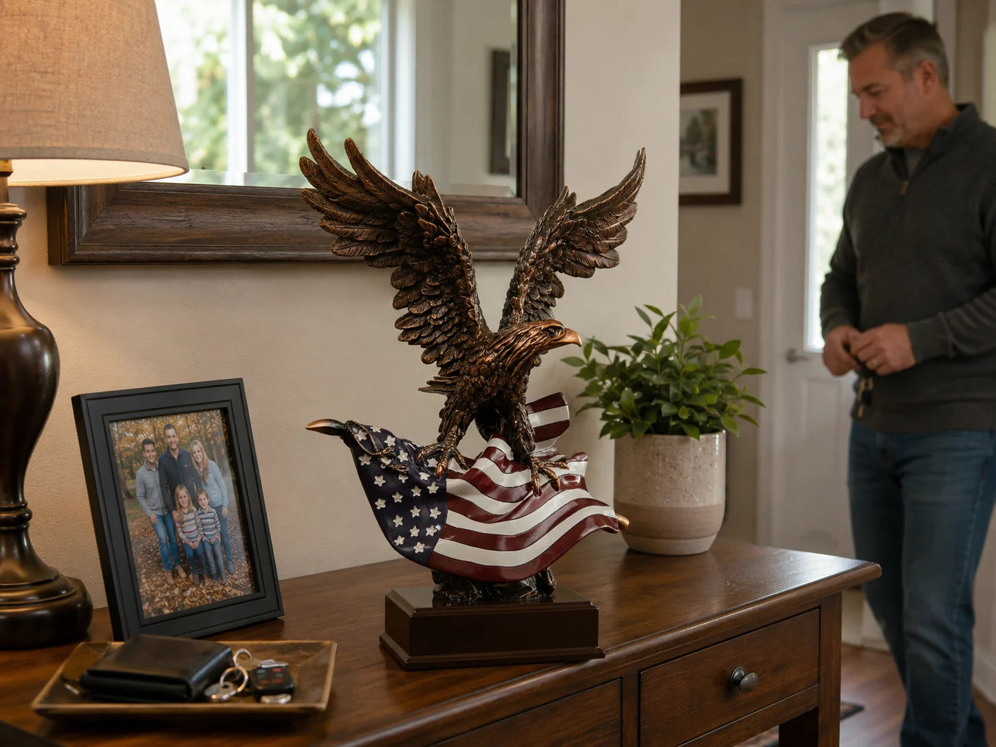 LibertyPride – American Valor Eagle Decorative Sculpture
