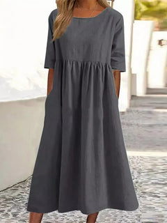 UrbanPetal - Timeless Comfort Dress