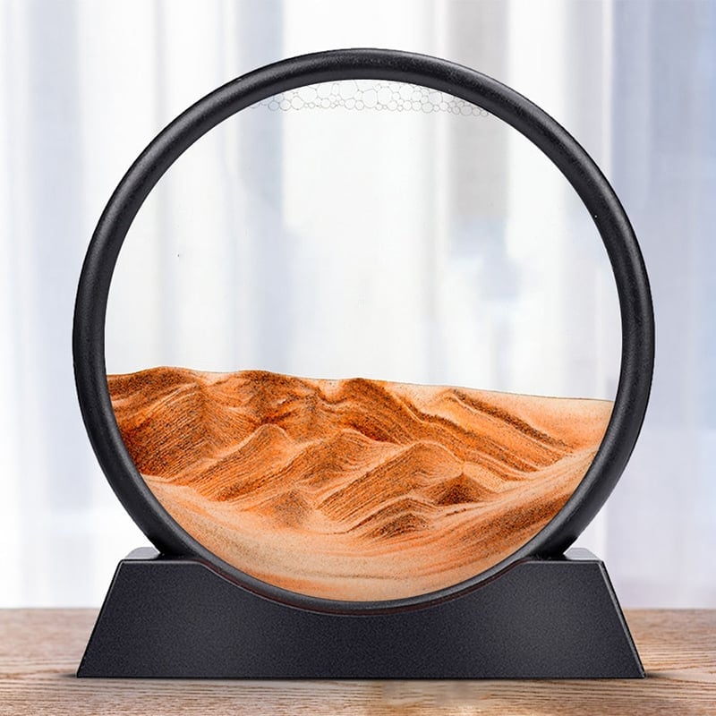 TranquilScape - 3D Sand Motion Hourglass – Relax & Inspire
