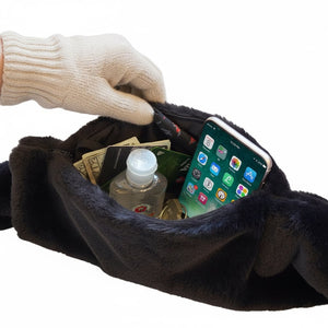 Holiday Mega Sale Save 50%🔥Faux Fur Pull-Through Scarf with Hidden Zipper Pocket