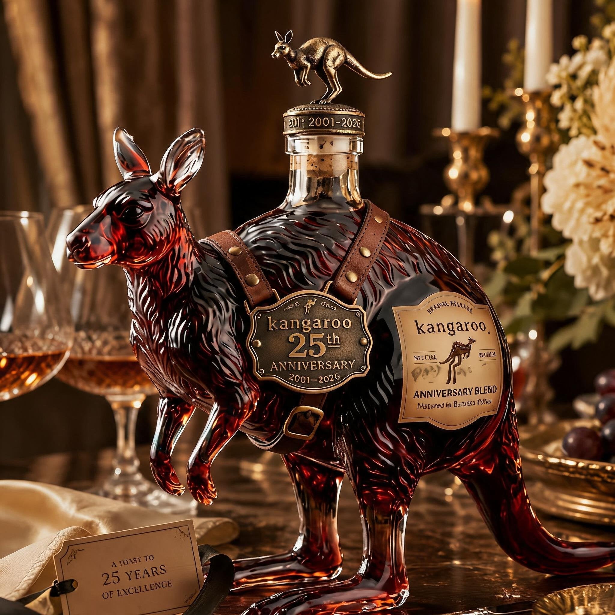 OutbackPride – Kangaroo 25th Anniversary Decanter