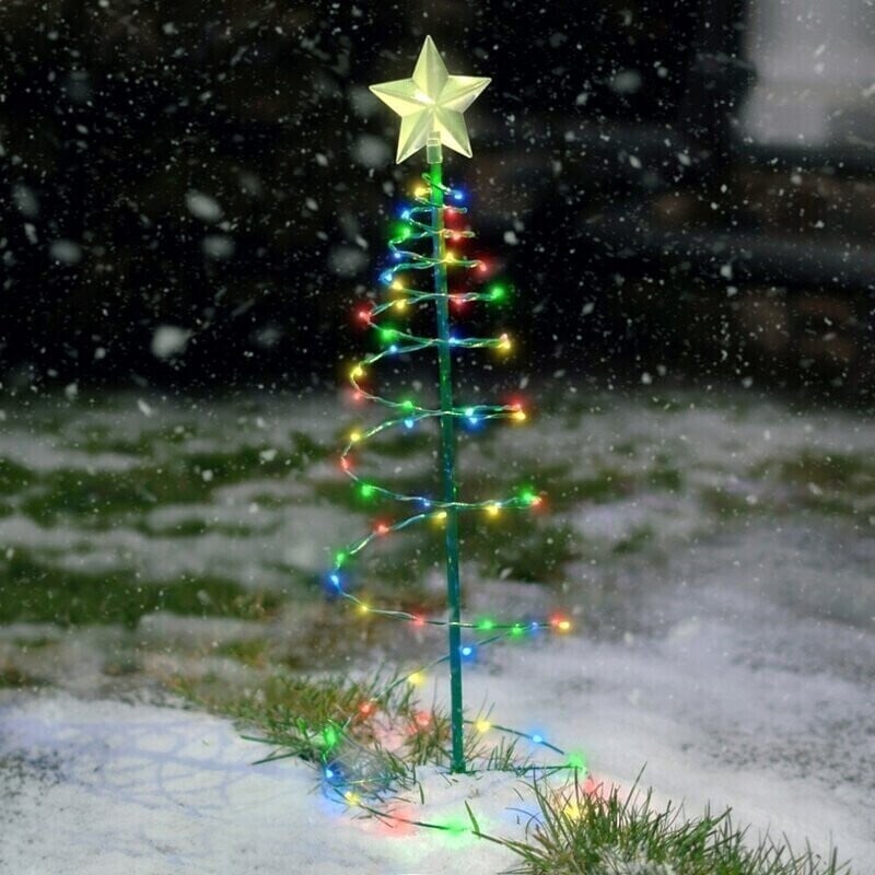 Solar LED Christmas Tree Lights marnetic