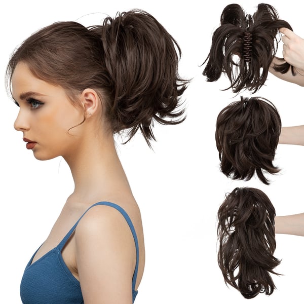 SilkSnap – Lightweight Synthetic Claw Clip for Chic Hairstyles