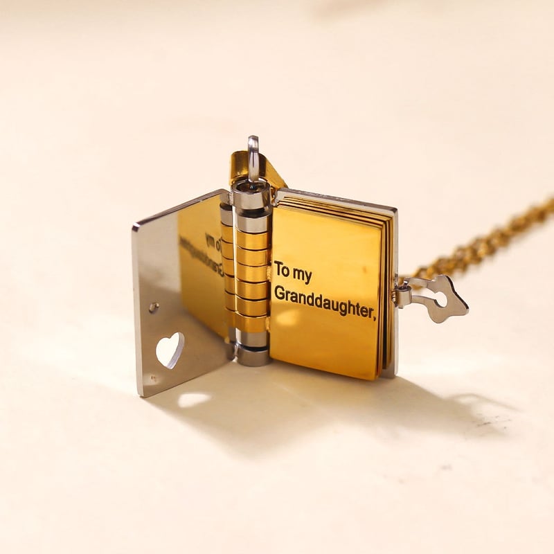 GoldenChapter - Symbolic Love Necklace for Granddaughter