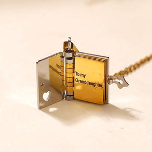 GoldenChapter - Symbolic Love Necklace for Granddaughter