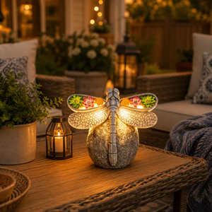 GlowWing – Solar Dragonfly Garden Light