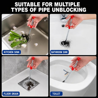 FlowGuard – Professional Flexible Drain Cleaning Tool