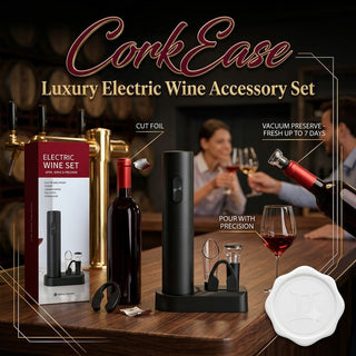 CorkEase – Luxury Electric Wine Accessory Set