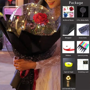 GlowRose – LED Fantasy Balloon Bouquet